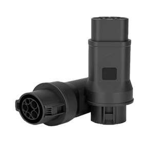 Adaptador de Conector EV / Entrada Tipo 1 (SAE J1772) / Salida Tipo 2 (IEC 62196-2) / 7 kW / 32 A / 220 V AC / Monof�sico / Compacto y Port�til