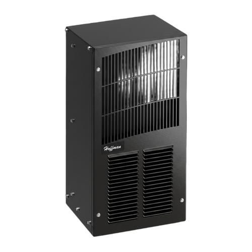 Aire Acondicionado Compacto Para Exterior, Uso en Gabinetes de Telecomunicaciones de Grado Industrial, Frío T20, 2000 BTU, 115 Vca, de Acero, Color Negro