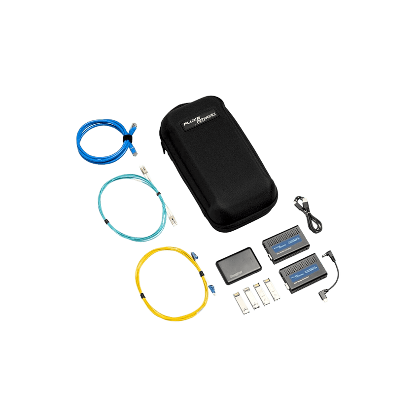 Probador de fibra para LinkIQ de 1 Gb/s y 10 Gb/s / Ping y Diagnóstico Switch / Bolsa de Transporte