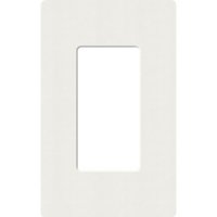Placa de pared 1 espacio, para atenuador (dimmer), apagador ó control remoto inalámbrico LUTRON.