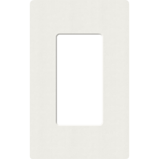 Placa de pared 1 espacio, para atenuador (dimmer), apagador ó control remoto inalámbrico LUTRON.