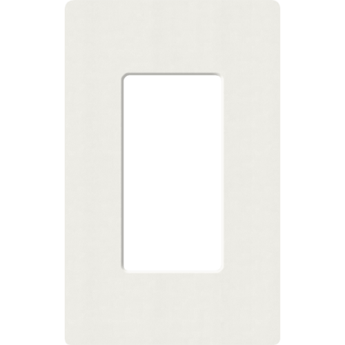 Placa de pared 1 espacio, para atenuador (dimmer), apagador ó control remoto inalámbrico LUTRON.