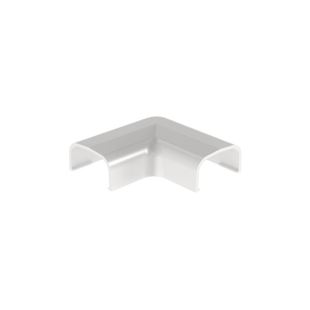 Conexión en ángulo recto "L", para uso con canaleta LD5, material ABS, Color Blanco