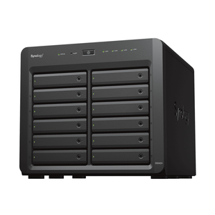 NAS Synology DiskStation DS2422+ | 12 Bahías | Expandible a 24 Bahías | Procesador AMD Ryzen Quad-Core | Hasta 32 GB DDR4 ECC | Caché NVMe SSD | Redes 10/25GbE | Compatible con Virtualización y Vigilancia.