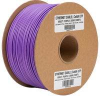 Bobina de Cable UTP de 4 Pares, Vari-MaTriX HD, Cat6A, 23 AWG, CMR (Riser), Color Violeta, 305 Metros (1000 Pies)