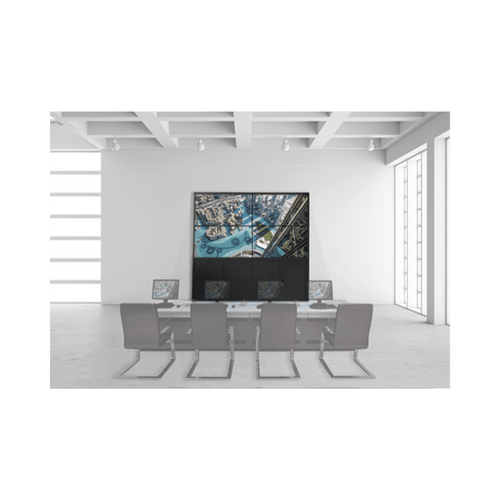 Kit Videowall 2X2 / Incluye 4 Pantallas de 55" / Decoder / Base de Piso / Accesorios de Instalación