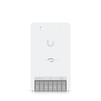 Centro de Control de Acceso Compacto Ubiquiti UniFi / Terminal de Bloqueo 12V / Entradas Adicionales Sensor y Botón / Alimentación PoE++ / Conexión para Dos Lectores o Cámaras / Uso Interior