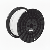 Bobina de Cable UTP de 4 Pares, Cat6A, 23 AWG, CMP (Plenum), Color Blanco, 305 Metros (1000 Pies)