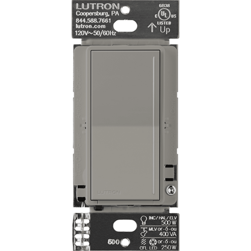 (RadioRa3) Atenuador táctil Sunnata Dimmer PRO color cobblestone, requiere cable neutro / soporta 250W LED
