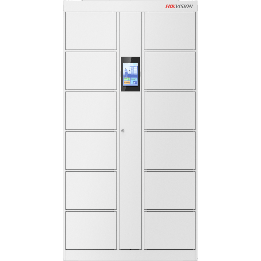 Locker Inteligente de 12 Espacios con Reconocimiento Facial Incluido de 8" / MAESTRO / Uso para Visitantes y/o Empleados / Fácil Uso y Puesta en Marcha