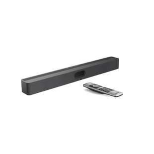 Barra de Videoconferencia Yealink A50 con IA y Control Remoto VCR11, Todo en Uno para Salas Medianas y Grandes con Seguimiento Automático del Hablante