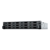 Servidor de Almacenamiento RackStation RS2423RP+ | 12 Bahías | 2U | Hasta 216 TB | Rendimiento 3,500/1,700 MB/s | Expansión a 432 TB | 10GbE | Fuentes de Alimentación Duales | Alta Disponibilidad.