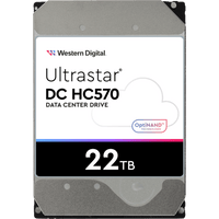 Disco Duro Data Center Ultrastar / 22 TB / 7200 RPM / 6 Gb/s SATA - 12 Gb/s SAS / HelioSeal con Helio / OptiNAND con Flash iNAND / ArmorCache / 2.5M Horas MTBF / 5 Años Garantía