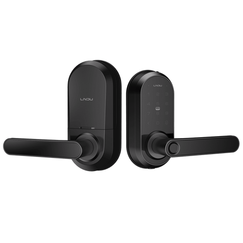 Cerradura Inteligente Wi-Fi / Escáner de Huella Digital / Teclado Táctil / Compatible con App / 8 Baterías AA / Puerta Interior y Exterior / Función Normalmente Abierto / FCC Clase B