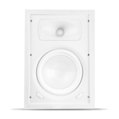 Speaker In-Wall TruAudio Ghost Series | 2 Way | Woofer 8in Polipropileno Blanco | Tweeter 1in | Potencia 5-125 W | Impedancia 8&Omega; | Rango de Frecuencia 40-20kHz | Sensibilidad 90dB