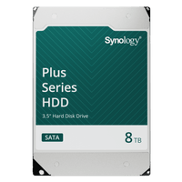 Disco Duro SATA de 3.5" Serie Plus | Capacidad 8TB | Tecnología CMR | MTBF de 1.2 Millón de Horas | Carga de Trabajo de 180 TB/Año | Compatible con Synology DSM.