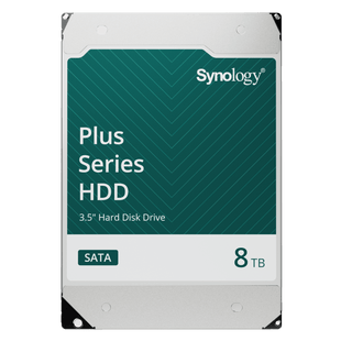 Disco Duro SATA de 3.5" Serie Plus | Capacidad 8TB | Tecnología CMR | MTBF de 1.2 Millón de Horas | Carga de Trabajo de 180 TB/Año | Compatible con Synology DSM.
