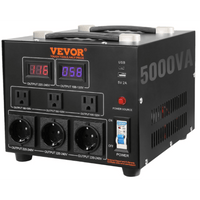 Transformador convertidor de voltaje de 5000 W 110/220 Vca
