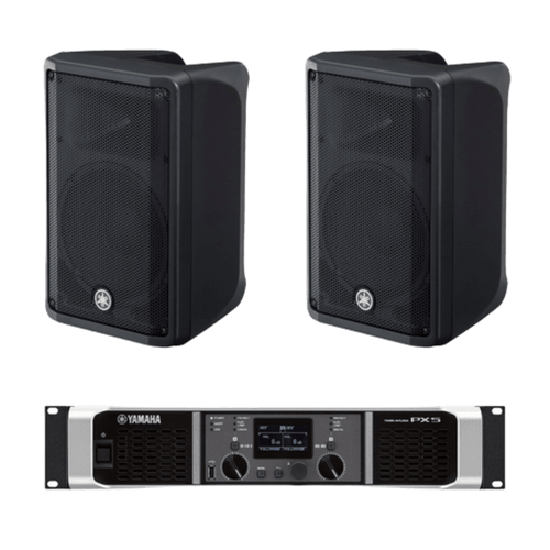 Kit Refuerzo Sonoro | Incluye 2 Bocinas CBR10 y 1 Amplificador PX5 | Ideal para Audio en primer Plano