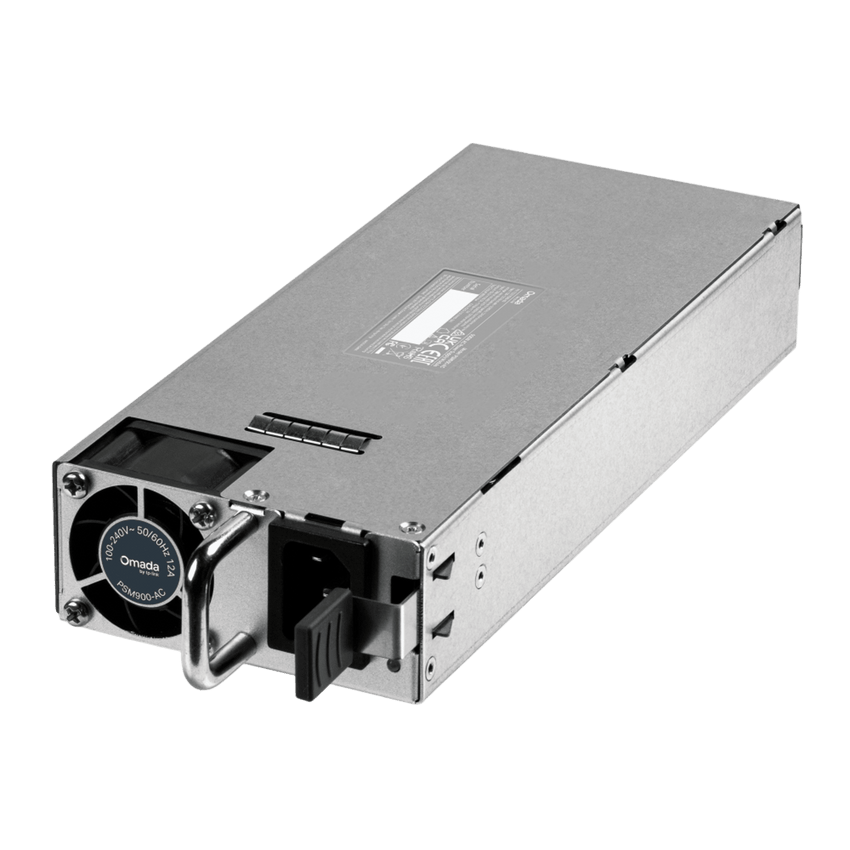 Fuente de Alimentación AC 900W / 53.5 VDC / 16.5A / Hot-Swappable / Protección Sobretensión ±6 kV / Compatible Omada