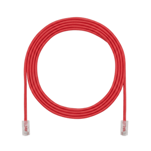 Cable de Parcheo UTP, Cat6A, 24 AWG, CM, Color Rojo, 6.71 Metros (22 Pies)