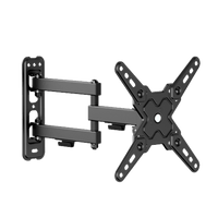 Soporte de Pared Articulado para Pantallas o Monitores | Compatibilidad VESA 75x75 - 200x200 / Hasta 43 Pulgadas | Capacidad Máxima de Carga 20 kg | Fabricado en Acero