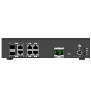 Terminal Server para Tráfico Inteligente / 8 Canales Hasta 20MP / 8TB HDD / 4 Puertos Ethernet 100M + 2 Puertos Gigabit / Exterior IP67 / Protocolos H.264-H.265 / Gestión de Tráfico y Video
