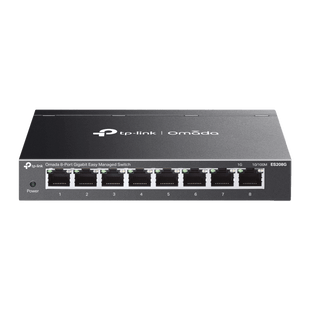 Switch Gestionado Easy Managed 8 Puertos Gigabit / 16 Gbps Capacidad / 11.9 Mpps Forwarding Rate / SDN Omada / VLAN 802.1Q / QoS / Gestión Cloud / Sin Ventilador