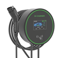 Estaci�n de Carga para Veh�culos El�ctricos / 48 A / 11.5 kW / Conector Tipo 1 (SAE J1772) / 220-250 V Monof�sico / Pantalla LCD 4.3 in (10.9 cm) / Cable TPU 5 m (16.4 ft) / Plug and Play / APP M�vil / RFID / Carcasa Aluminio y UL94-V0