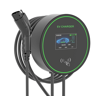 Estaci�n de Carga para Veh�culos El�ctricos / 48 A / 11.5 kW / Conector Tipo 1 (SAE J1772) / 220-250 V Monof�sico / Pantalla LCD 4.3 in (10.9 cm) / Cable TPU 5 m (16.4 ft) / Plug and Play / APP M�vil / RFID / Carcasa Aluminio y UL94-V0