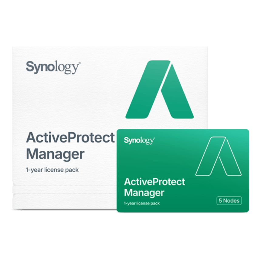 Paquete de Licencias ActiveProtect Manager | Gestión Centralizada de Copias de Seguridad | Hasta 3 Servidores Incluidos | Licencia Basada en Términos | Renovación Anual | Compatible con Synology Active Backup for Business.