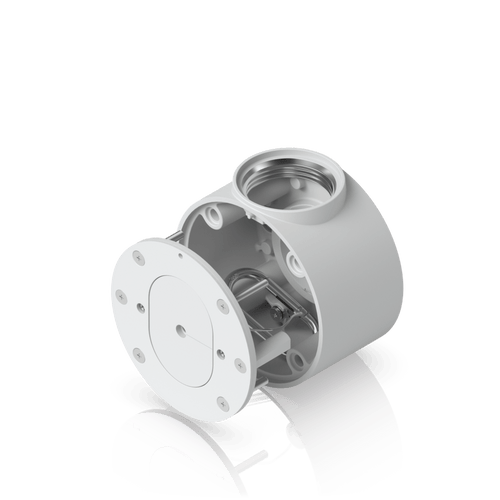 Camera Compact Junction Box – Caja de Conexiones Antimanipulación para Cámaras Compactas Dome y Turret Color Blanco