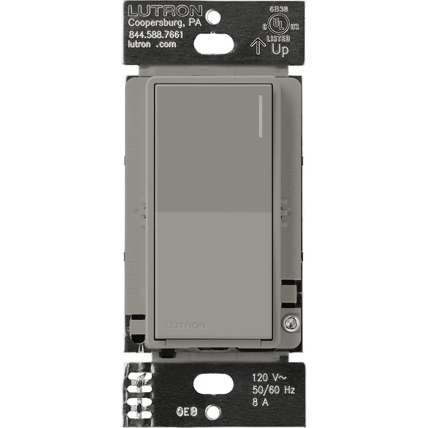 (RadioRa3) Apagador Sunnata color blanco para linea Radio Ra3, 8A de iluminacion, 5.8A Motor