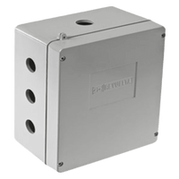 Caja de Unión de Aluminio con 3 salidas de 1" / 3 Orificios en la parte inferior.