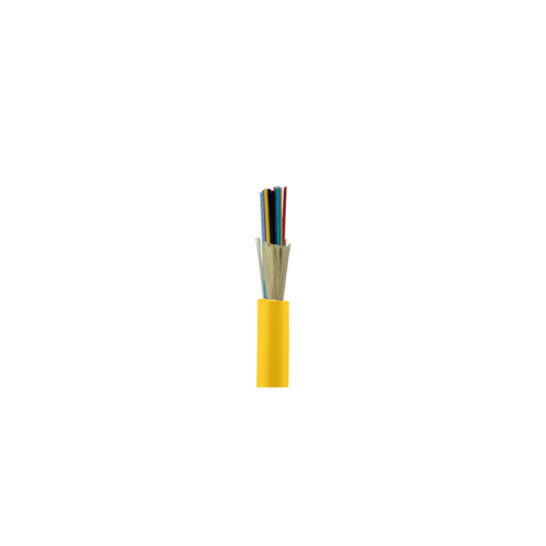 Cable de Fibra Óptica de 24 hilos, Monomodo OS2 9/125, Interior, Tight Buffer 900um, No Conductiva (Dieléctrica), OFNR (Riser), Precio Por Metro