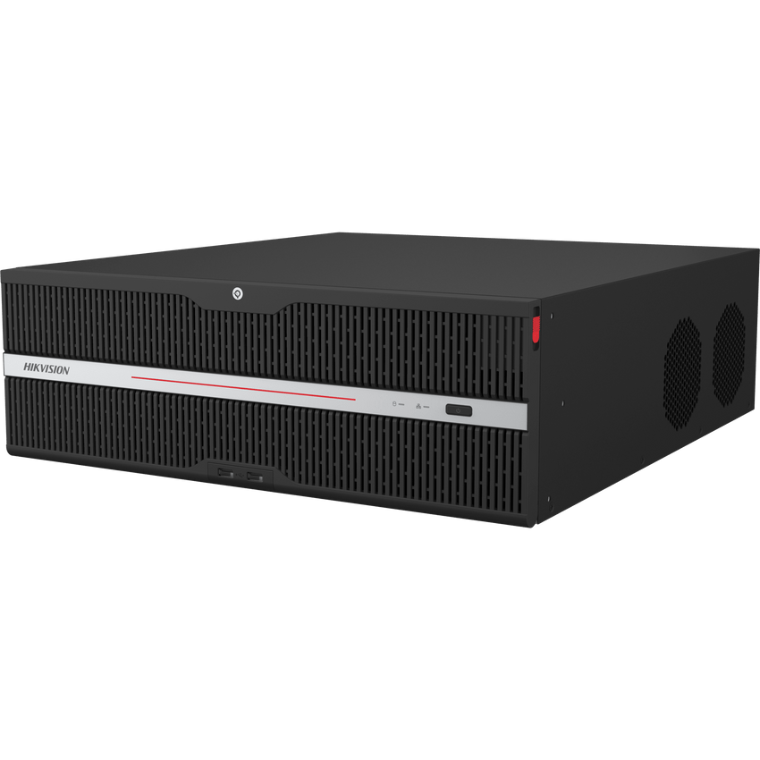 [Doble Poder de Decodificación] NVR 32 Megapixel (8K) / 64 Canales IP / AcuSense / ANPR / Conteo de Personas / Heat Map / 16 Bahías de Disco Duro /  Soporta RAID con Hot Swap / 2 HDMI en 8K / RAID / Soporta POS / Alarmas I/O  / Smart Search
