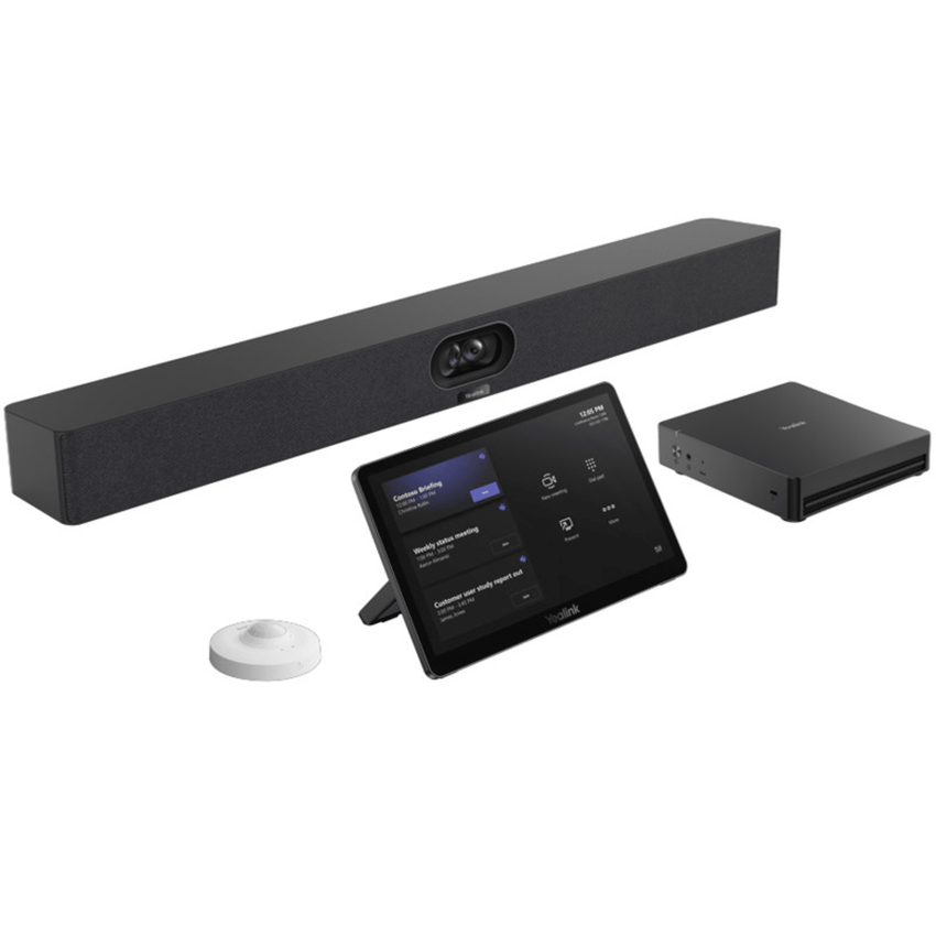 Sistema de Videoconferencia MVC?S40?C5U de Yealink para Salas Pequeñas y Medianas con Microsoft Teams Nativo, RoomSensor Inteligente y Control Táctil Avanzado