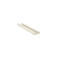 Base para canaleta T-70, de PVC rígido, con orificios perforados para montaje, 103.3 x 44.9 x 1800 mm, Color Blanco Mate