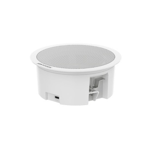 Bocina (Altavoz IP) Con Bluetooth | Montaje en Plafón | 3 Watts | PoE+ | Entrada de alarma | Soporta Bocinas secundarias |  Voceo en tiempo real | Calendarización de audios | Síntesis de Voz (TTS)