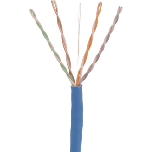 Bobina de Cable UTP 305 Metros (1000 Pies) de Cobre, TX6000™ PanNet, Azul, Categoría 6 (24 AWG), CMP (Plenum), de 4 Pares