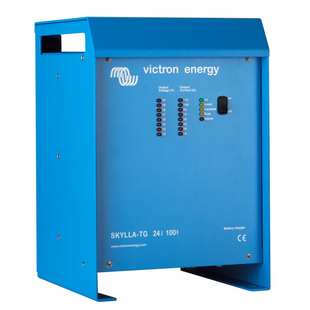 Skylla-TG 24/100 / Cargador de Baterías para Ambientes Marinos 24 V, 100 A / Bancos de 500 a 1000 Ah