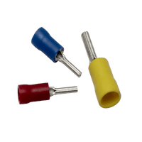 Terminal aislada tipo pin para calibre 12 - 10 AWG.