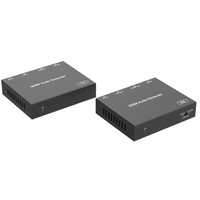 Extensor de Audio | Digital Óptico y Analógico | Transmisión hasta 300 m | Soporte 48/96/192 kHz | Selección de salida en receptor | Función POC bidireccional | Plug-and-Play | Ideal para HDTV, AVR y sistemas multizona