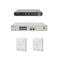 Solución Completa de Red para hasta 100 Clientes y hasta 2 servicios de Internet., Ideal para Iniciar un Proyecto de Hotelería u Oficina