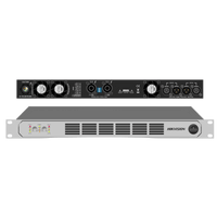 Amplificador de Potencia Profesional DS-QAPAR25-2 / 250W 2-Zonas / Clase D / Eficiencia 90% / Modos Estéreo y Puente / PFC de Banda Ancha / Protección Integral / 1U Compacto