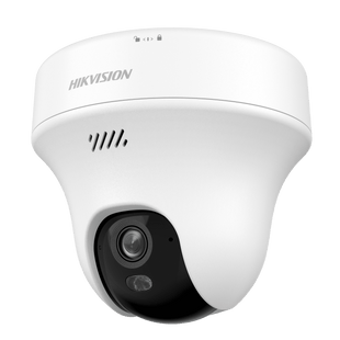 Turret PT IP 5 Megapixel (3K) Megapixel / Lente 2.8 mm / Dual Light (10 mts IR + 10 mts Luz Blanca) / Wi-Fi 6 / Interior / ACUSENSE / dWDR  / H.265 / Audio Bidireccional (Micrófono y Bocina) / 5 VCD