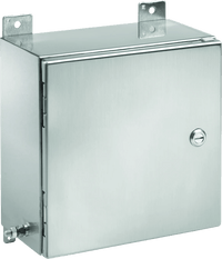 Gabinete ZonEx ATEX IECEx, Certificación EXE Design, Tipo 4X, Acero Inoxidable 316L, 914x610x203 mm, Cepillado #4, Cerrojos Acero Inoxidable, Junta Poliuretano -40°C a +70°C