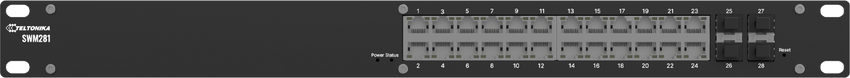 Switch Industrial Administrado L2+, 24 Puertos Gigabit Ethernet, 4 Puertos SFP, Ancho de Banda 56 Gbps, IP30, Rack Mount, PROFINET Opcional, TSWOS