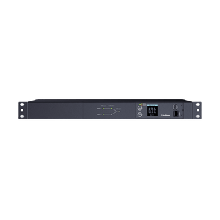 PDU ATS (Fuente Redundante Auto-transferible) Medible, Para Distribución de Energía, 2 Entradas 120 Vca NEMA5-15P, Con 10 Salidas NEMA 5-15R, Horizontal 19in, 1UR