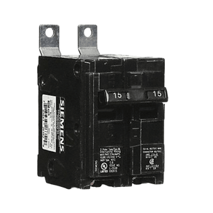 Interruptor automático atornillable tipo BL 2 polos, 15 amp.